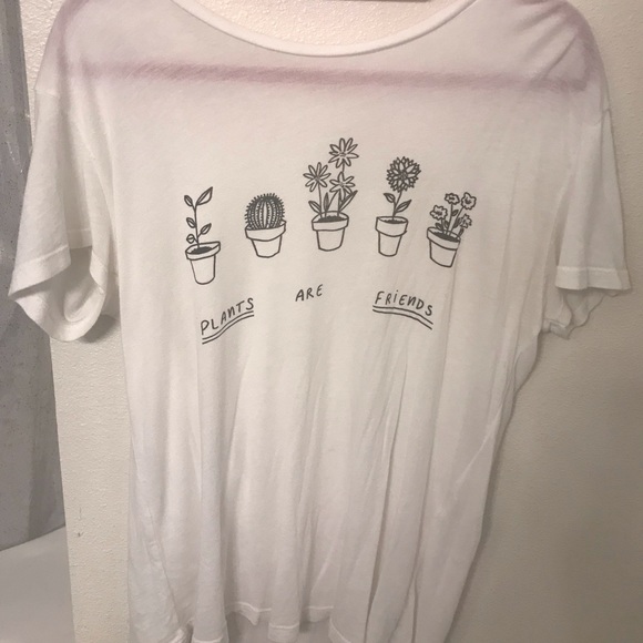 “Plants Are Friends” White graphic T - Picture 2 of 2